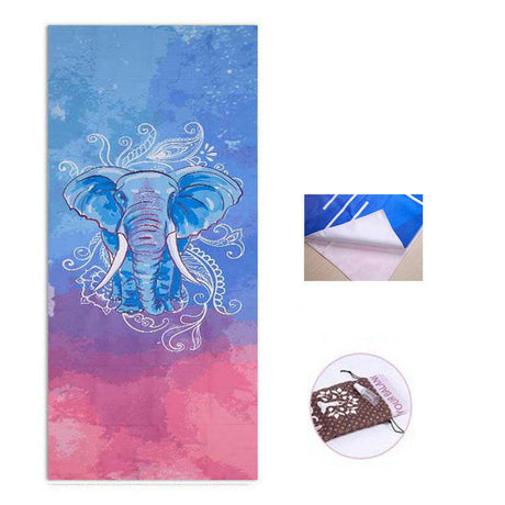 Non-slip yoga cloth mat - Shopway