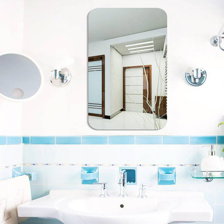 Self-adhesive Acrylic Oval Mirror Shopway.