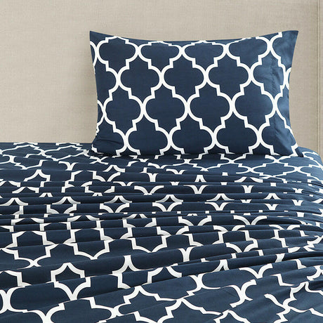 Four-piece Bedding Set Classic Printed Sheet Sets - Shopway