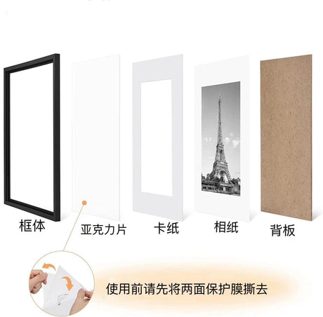 Simple Acrylic Combination Black Photo Frame Shopway.