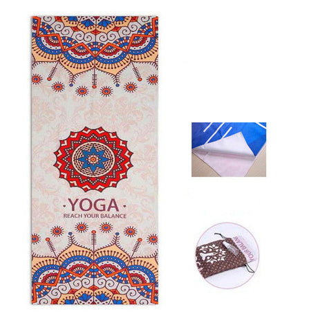 Non-slip yoga cloth mat - Shopway
