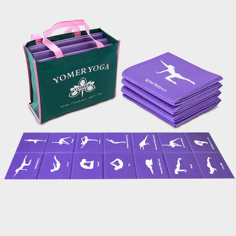 Foldable and portable yoga mat - Shopway