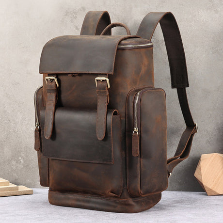 Retro Men's Backpacks For Large-capacity Travel Shopway.