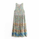 Women's Bohemian Printed Holiday Beach Dress Shopway.