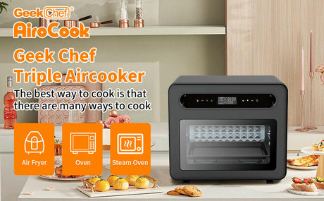 Airocook Geek Chef Triple Aircooker Shopway.