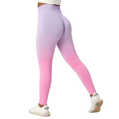 Gradient Fitness High Waist Sportswear Tight Outdoor Pants Shopway.