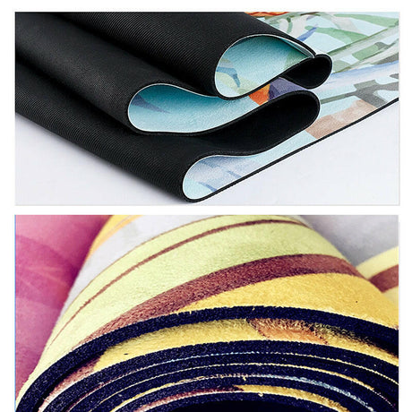 Suede folding yoga mat - Shopway