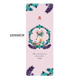Yoga mat female folding portable - Shopway