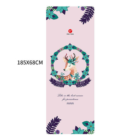 Yoga mat female folding portable - Shopway