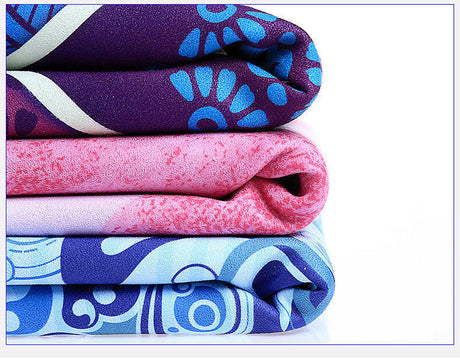 PU rubber suede yoga mat - Shopway