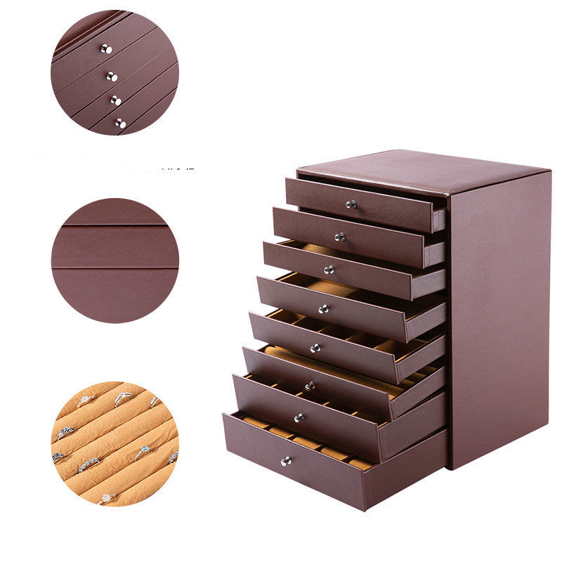 Multi-layer Drawer Box Watch Storage Shopway.