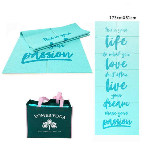 Foldable and portable yoga mat - Shopway
