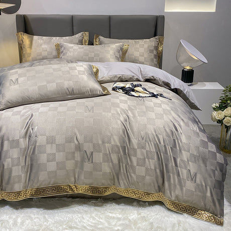 Silk Cotton Sheets Fitted Sheet Quilt Cover Bed Shopway.