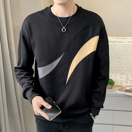 Men's Spring And Autumn Bottoming Shirt Top Sweater Shopway.