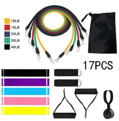 Rally Rope Set 11 Piece Set Rally Resistance Bands Latex Rally Band Fitness Band Rally Tube - Shopway
