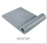 Nbr Yoga Mat Fitness Mat 10mm Thickened Widened For Beginners - Shopway