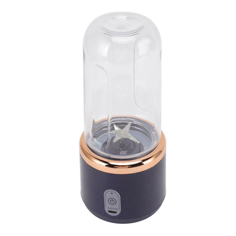 300ml Portable Blender Cordless for Shakes Juice Six Blades USB Charging with Bottle and Lid Shopway.