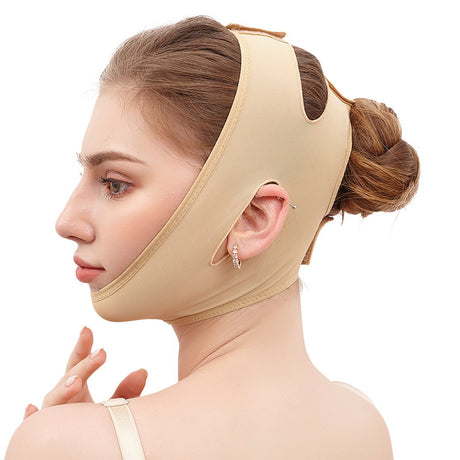 Lifting Skin Sleeping Surface Sculpture Face Elastic Sleeve Mask Velcro Face Mask Shopway.