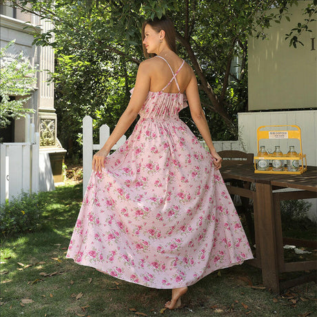 Women's Fashion Simple Printed Dresses Shopway.