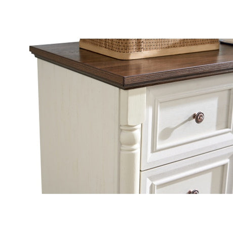 7 Drawer Dresser Chest For Bedroom With Wooden Base And Riser Trim, Wooden Rustic Rustic Chest Of Drawers, Storage Dresser For Bedroom, Living Room Shopway.