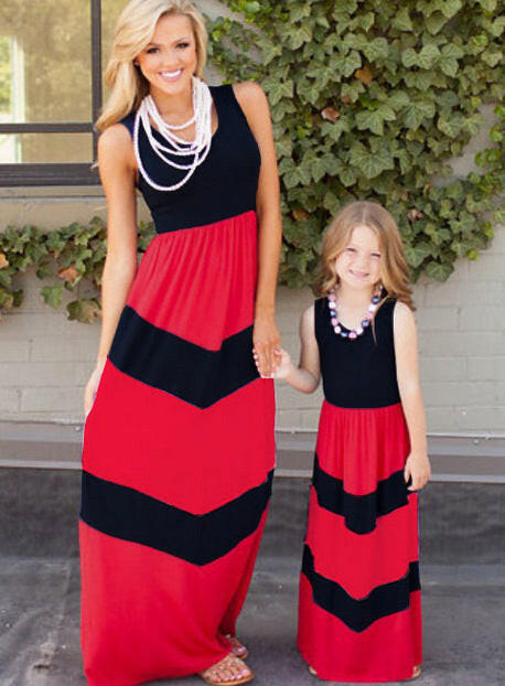 Mother and daughter Twinning Dress Shopway.