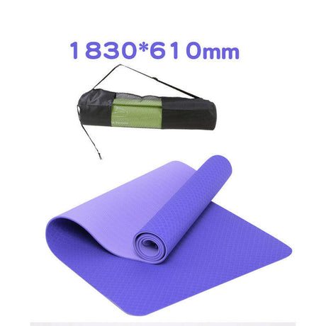 Non-slip tpe yoga mat - Shopway