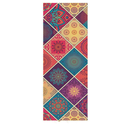 PU rubber suede yoga mat - Shopway
