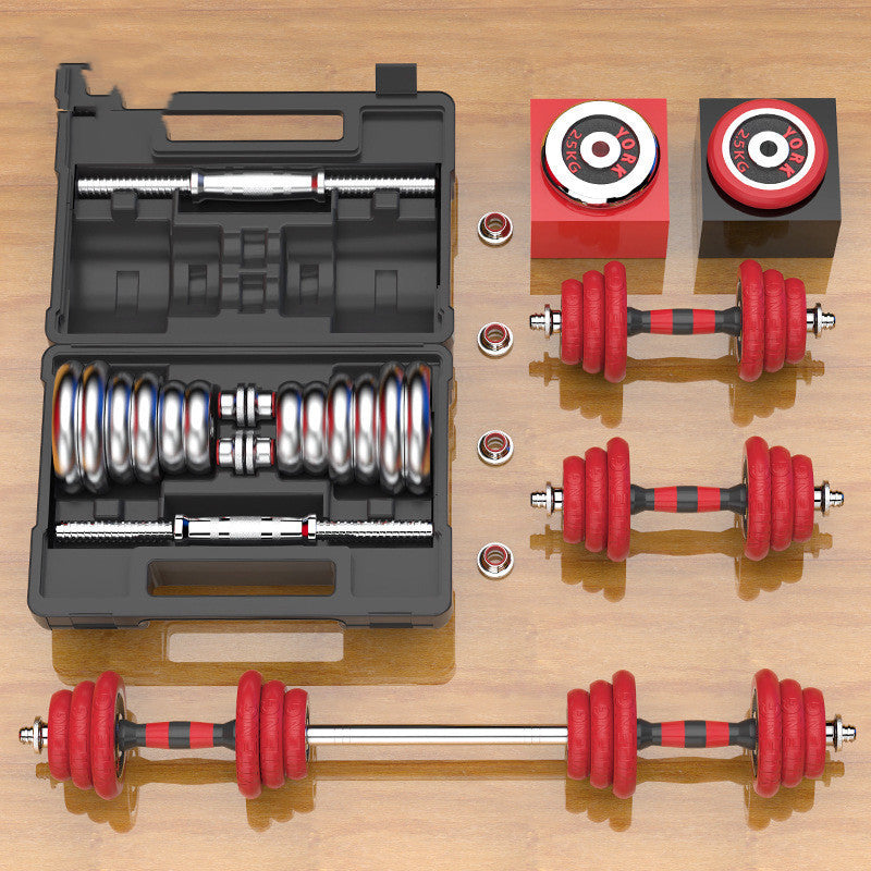 Pure Iron Solid Electroplating Dumbbells Black Lacquered Red Dumbbells Shopway.