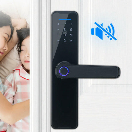 Security Smart Code Fingerprint Door Lock Shopway.