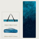 Natural Rubber Thin Portable Yoga Mat Drape - Shopway