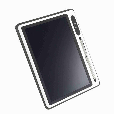 Electronic Notepad LCD Tablet Drawing Pad Business Supplies Hand Painting Tool 9 Inch(Black (With Faux Leather Case) ) - Shopway