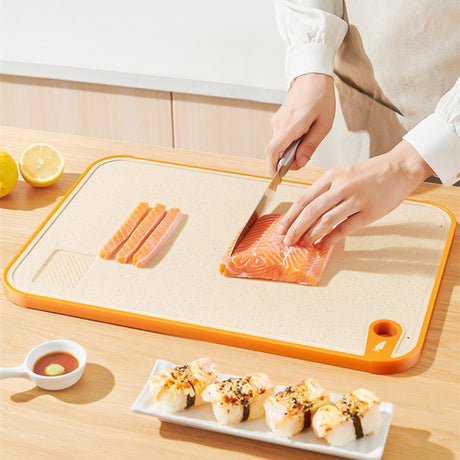 Vegetable Plate Household Cutting Board Plastic Fruit Sticky Board Set Shopway.