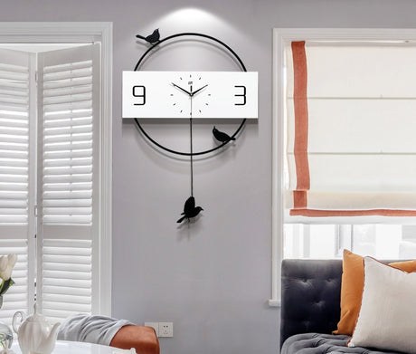 Nordic And Wall Clocks The Living Room Is Simple And Creative Shopway.