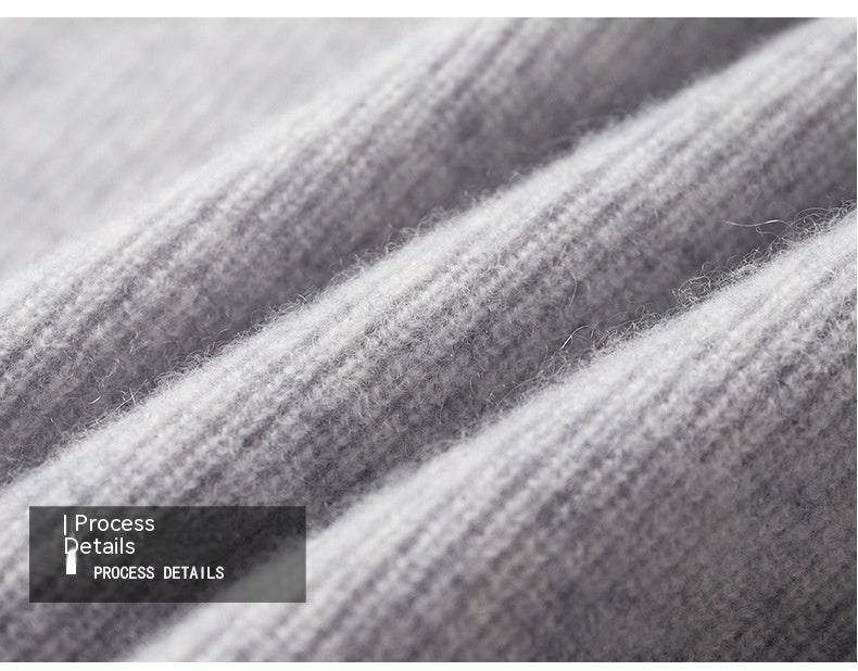 Fall Winter Men Woolen Sweater Young And Middle-aged Casual Hooded Zipper Cardigan Pure Wool Sportswear Shopway.