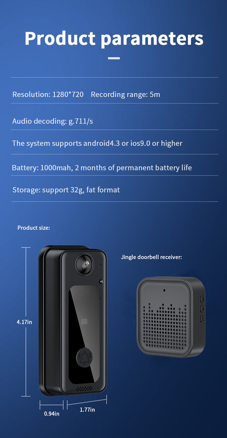 Home Wireless Wifi Smart Doorbell Shopway.