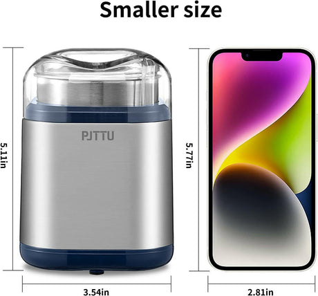 Electric Grinder For Herb,pice,Pollen And Coffee Fast Grinding For Flower Buds,Dry Spices,And Herbs Compact Size  Silver Shopway.