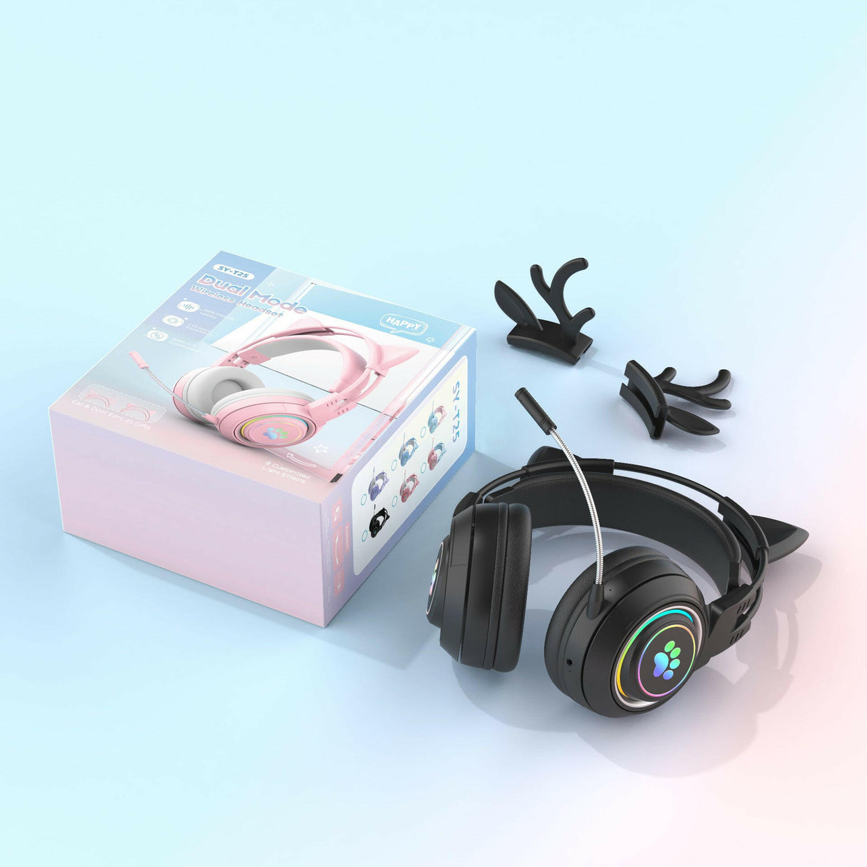 Computer Gaming Mobile Phone Wireless Bluetooth Headset Shopway.