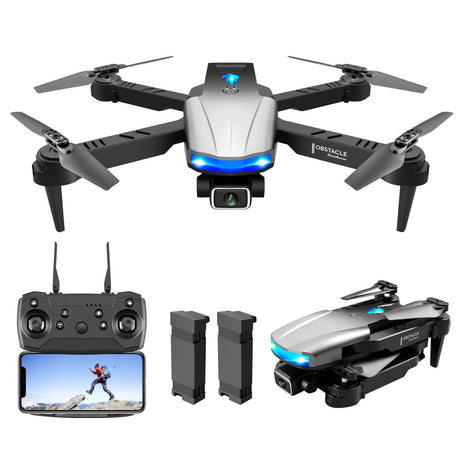 S85 Three-side Obstacle Avoidance UAV 4K Aerial Photography HD Dual Camera Four-axis - Shopway