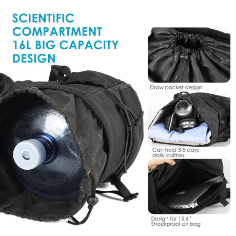 Men's And Women's Wear-Resistant Water-Repellent Nylon Backpacks Shopway.