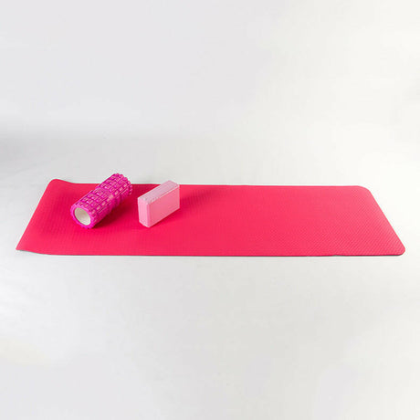 Yoga Mat Thickened 8mm Two-color Lengthened Yoga Mat 18361 Thick 8mm - Shopway