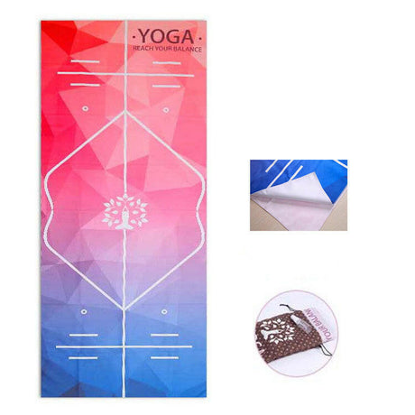 Non-slip yoga cloth mat - Shopway