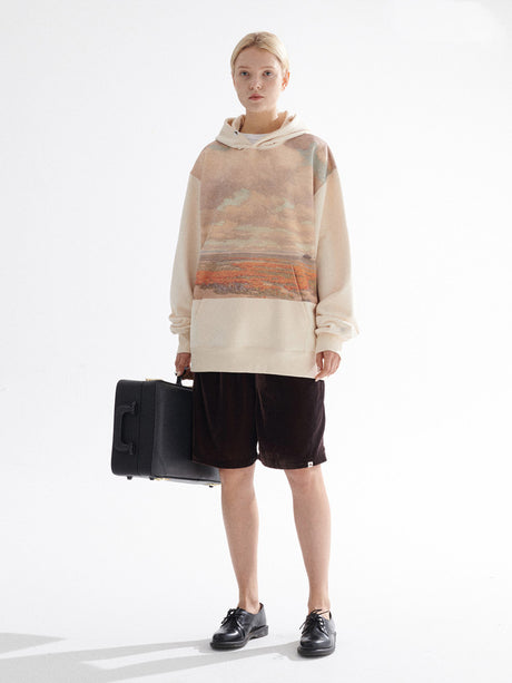 Thickened Loose Camping Top Printed Sweater Shopway.