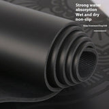 Natural Rubber Yoga Mat Widened Non-slip - Shopway