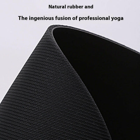 Natural Rubber Yoga Mat Widened Non-slip - Shopway