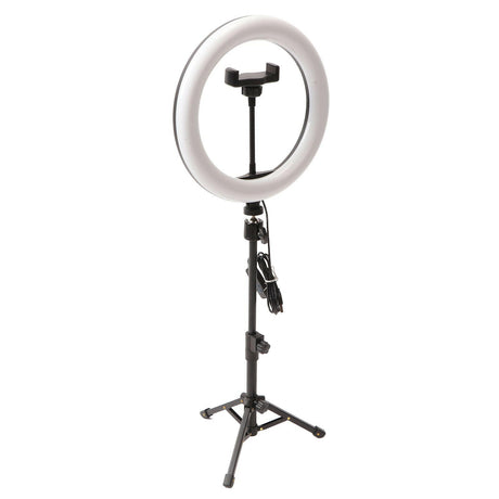 Selfie Ring Light 10 Inch Tripod Stand Desktop Circle Light Stand for Live Streaming Makeup Photography - Shopway
