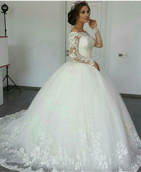 Elegant Ball Wedding Gown Bridal Dresses Shopway.
