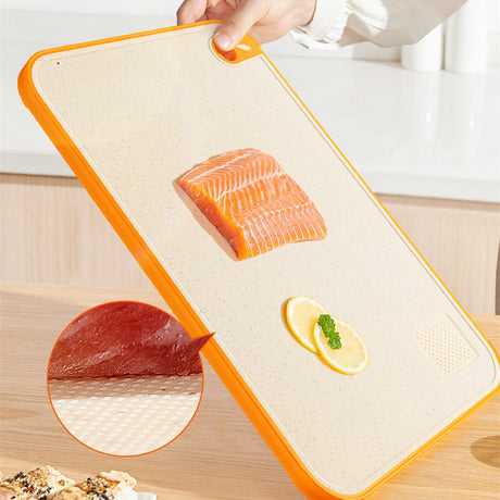 Vegetable Plate Household Cutting Board Plastic Fruit Sticky Board Set Shopway.