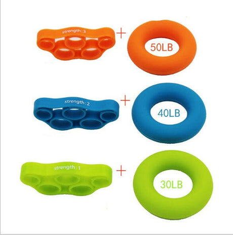 3 Levels Finger Stretcher Resistance Bands - Shopway