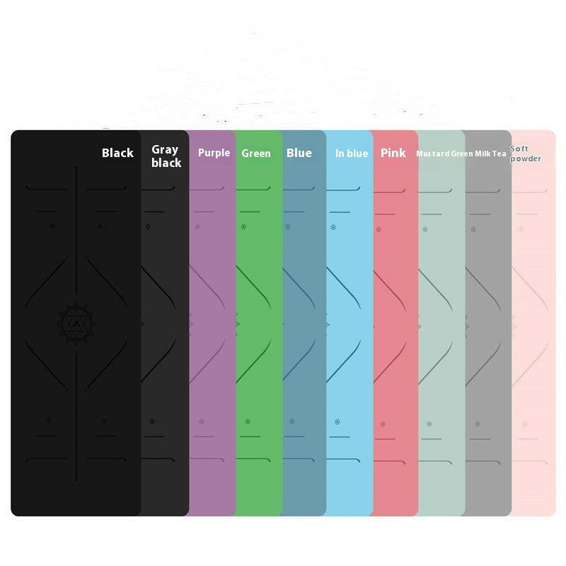 Natural Rubber Yoga Mat Widened Non-slip - Shopway