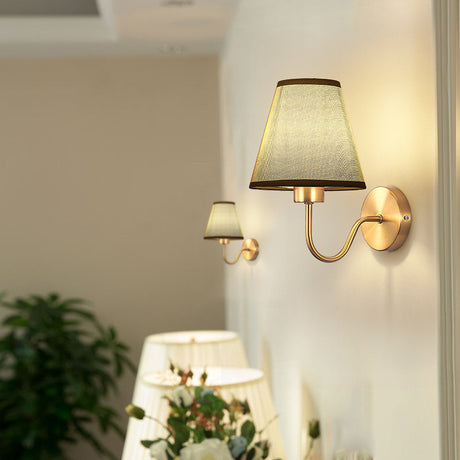 American Fabric Bedroom Bedside Wall Lamp Shopway.